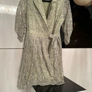 Long sleeve lace dress